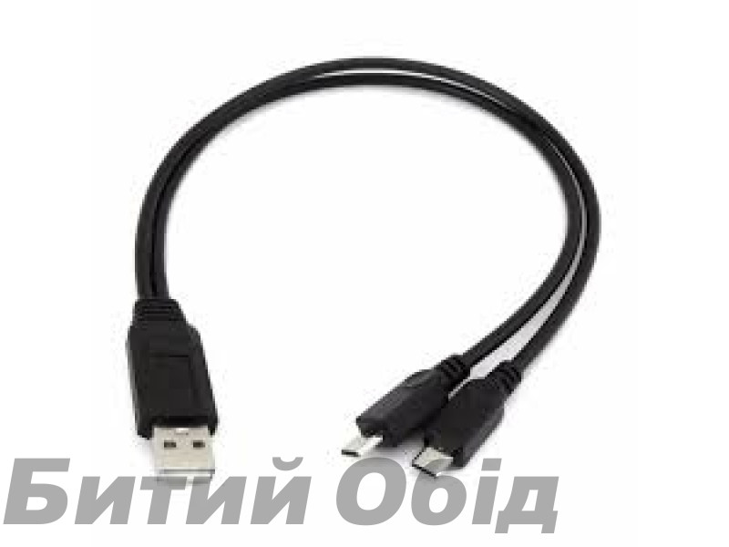 Кабель зарядн Blackbum Dual Micro USB Charge Cable